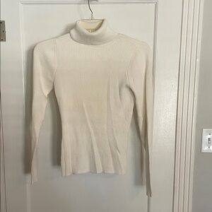 GAP Cream Turtleneck Sweater